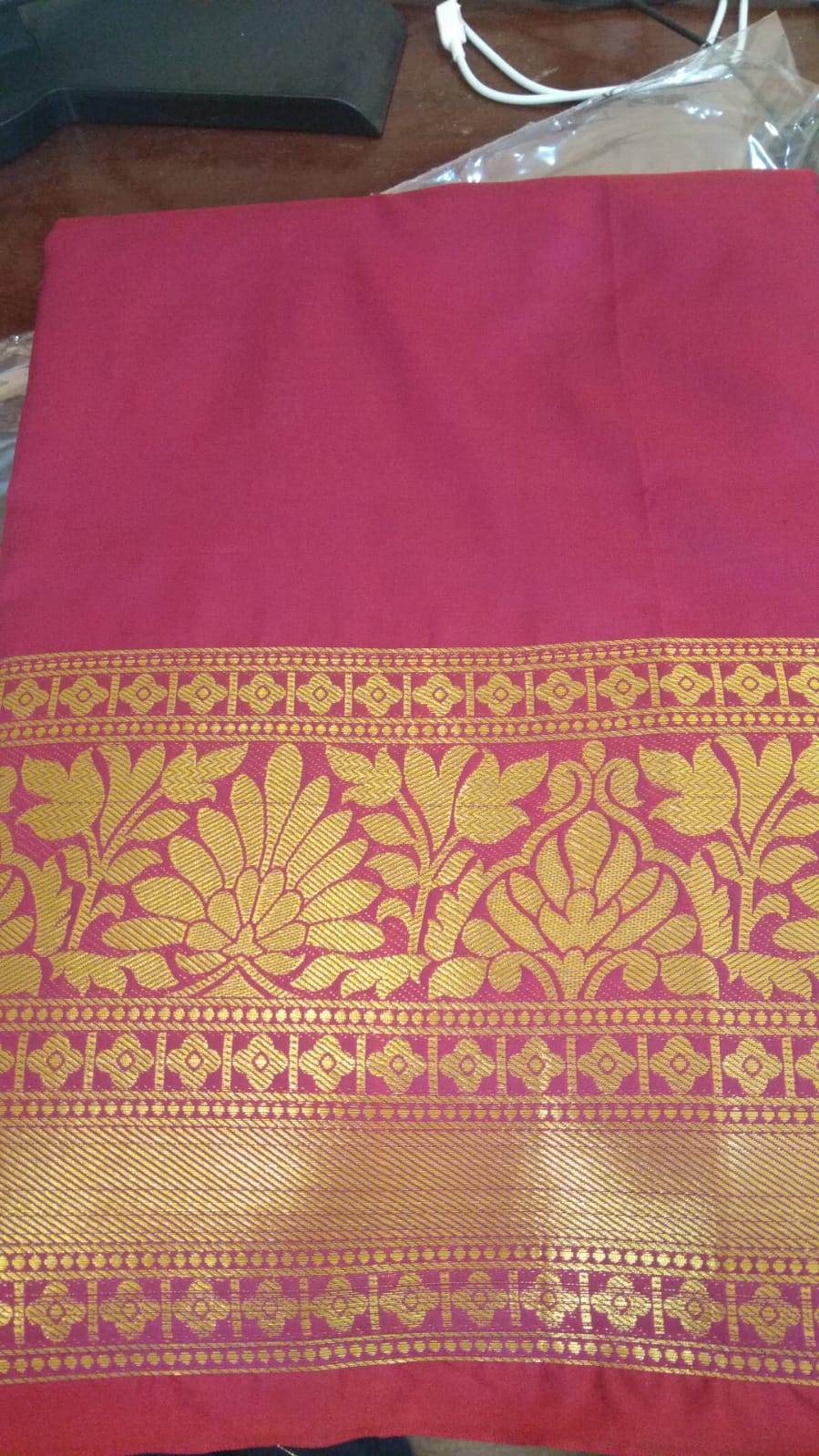 Soft Cotton Silk Saree with Zari Weaving Borders