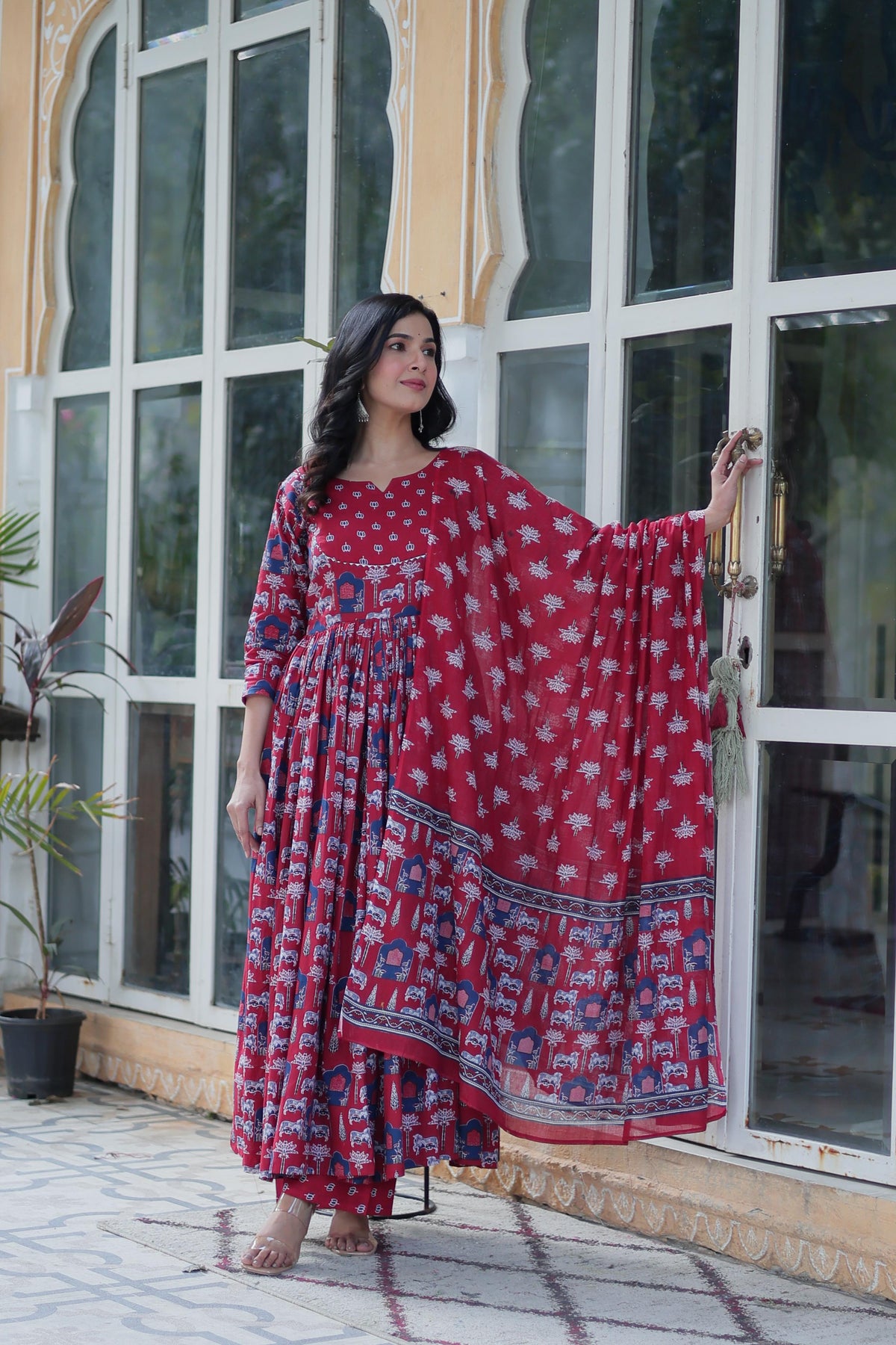 Readymade Soft Pure Cotton Three-Piece Suit