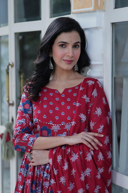 Readymade Soft Pure Cotton Three-Piece Suit