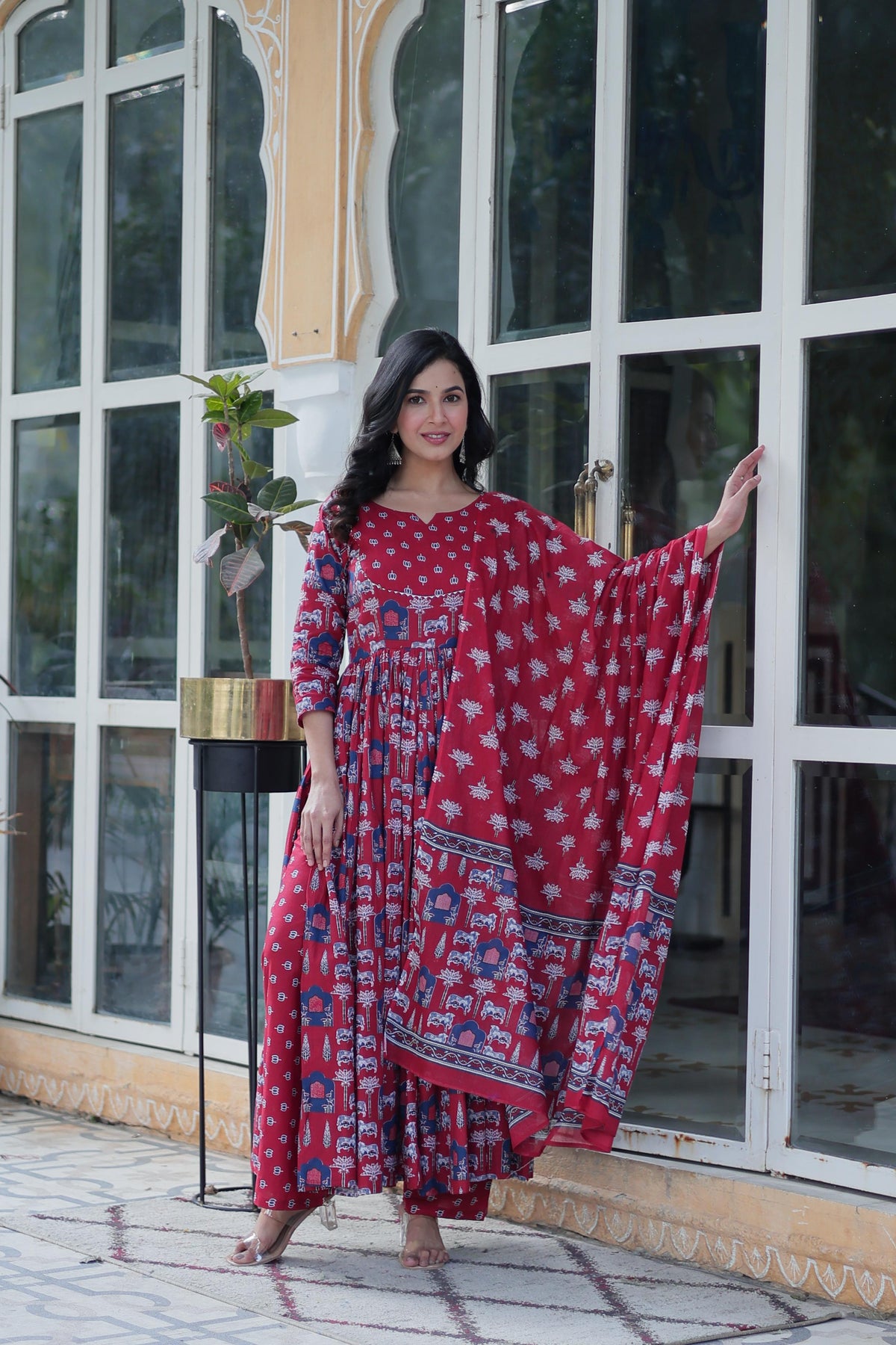 Readymade Soft Pure Cotton Three-Piece Suit