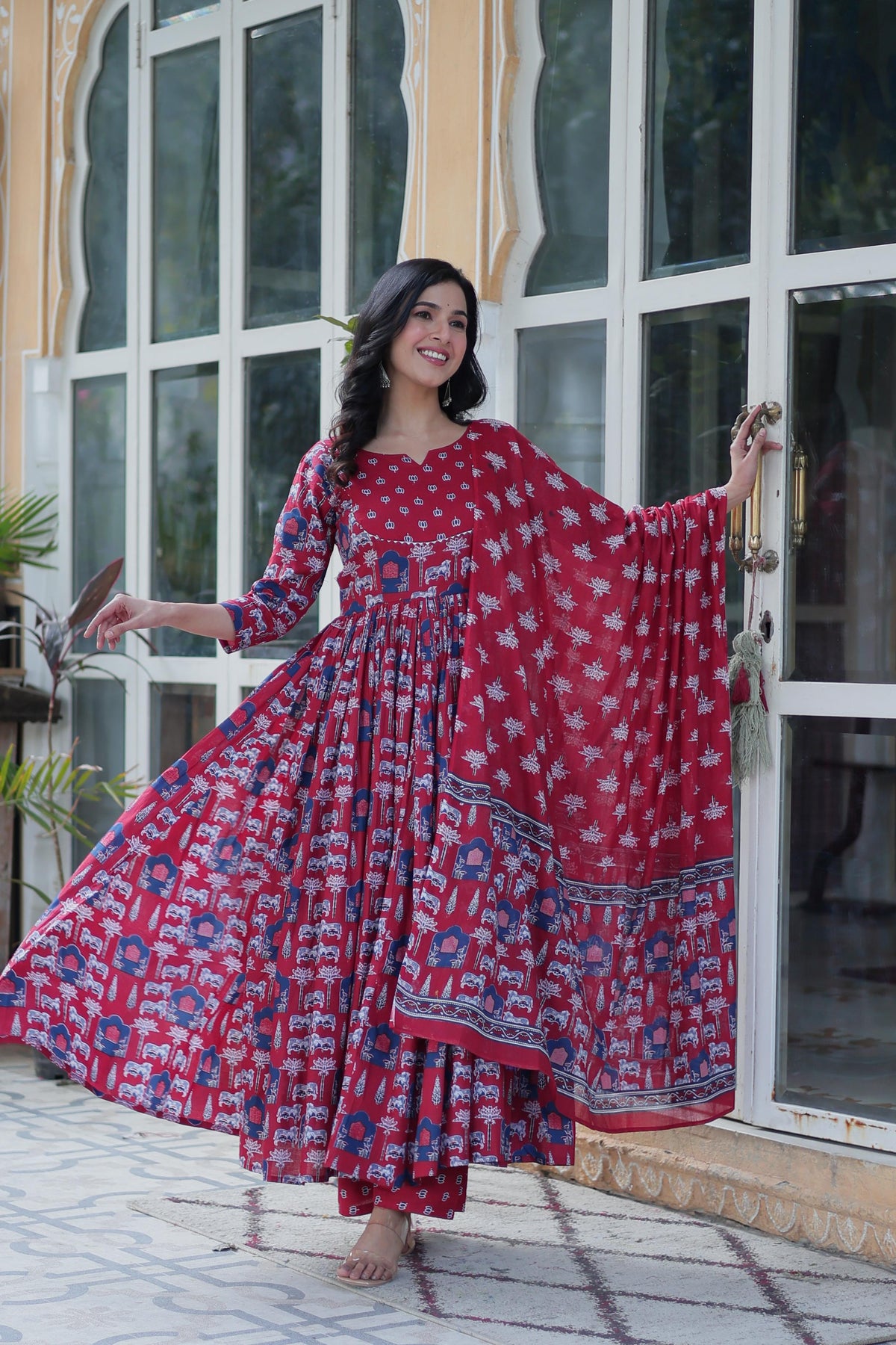 Readymade Soft Pure Cotton Three-Piece Suit