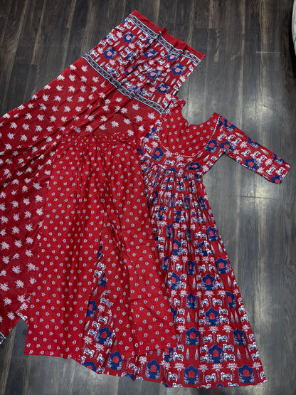 Readymade Soft Pure Cotton Three-Piece Suit