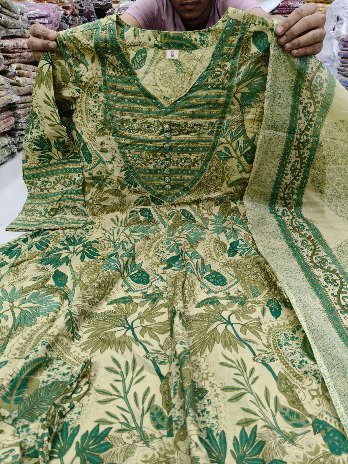 Readymade Cotton Three-Piece Suit