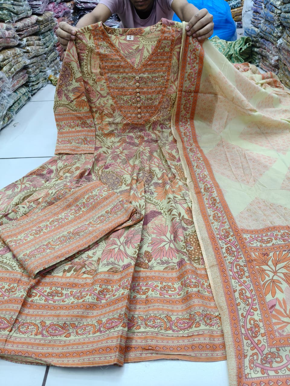 Readymade Cotton Three-Piece Suit