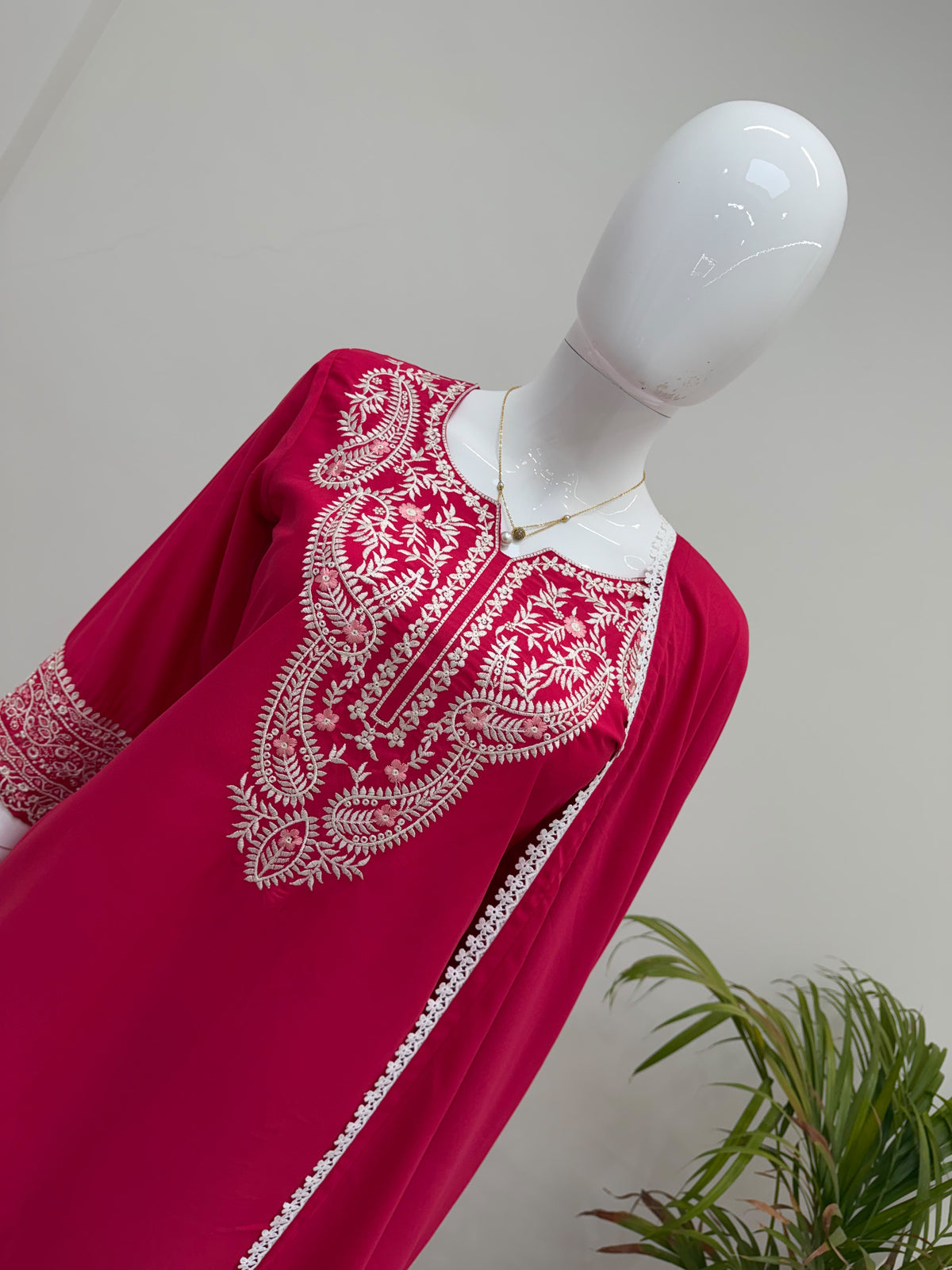 Readymade HO Silk Embroidered Three-Piece Suit Set