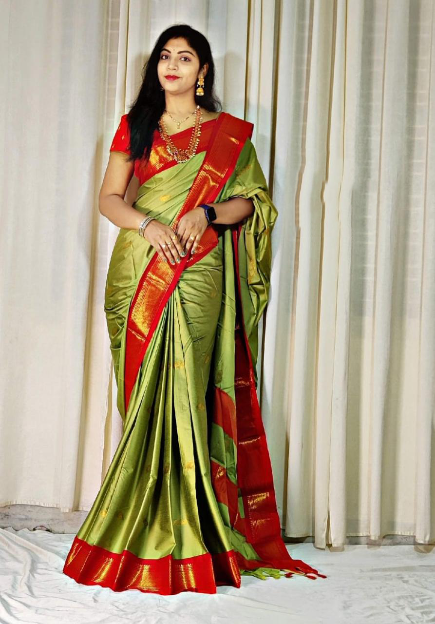 Cotton Silk Sarees with Jacquard Silk Borders A5