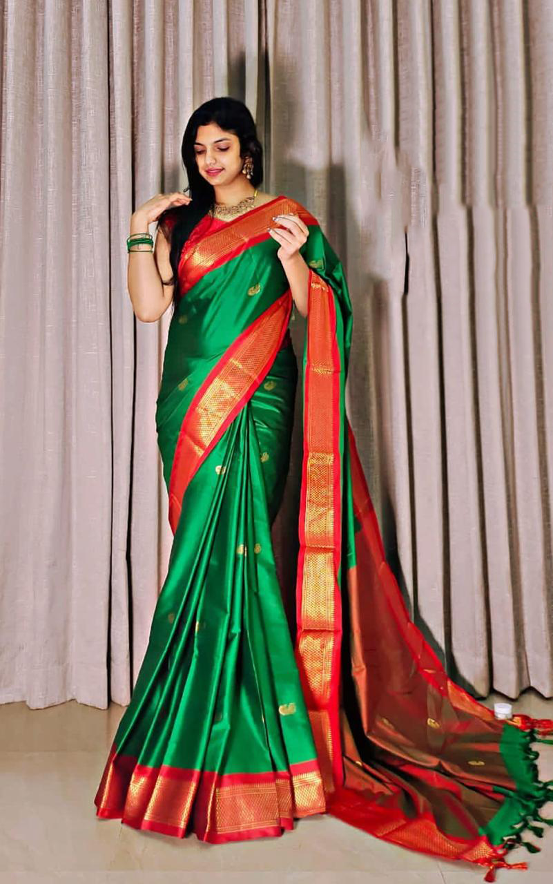 Cotton Silk Sarees with Jacquard Silk Borders A21