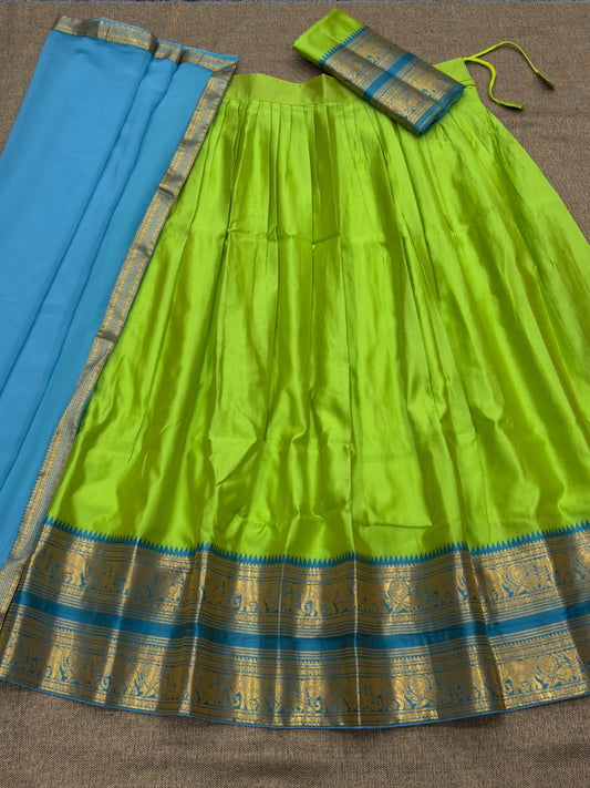 Kanchi Cotton Silk Readymade Lehenga Set – 99 AED
