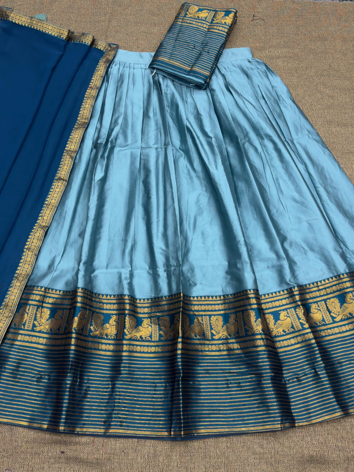 Kanchi Cotton Silk Readymade Lehenga Set – 99 AED