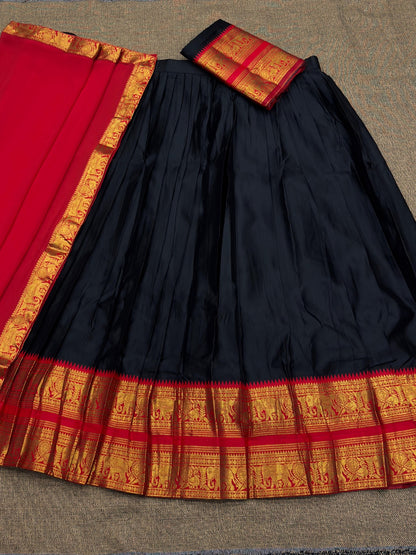 Kanchi Cotton Silk Readymade Lehenga Set – 99 AED