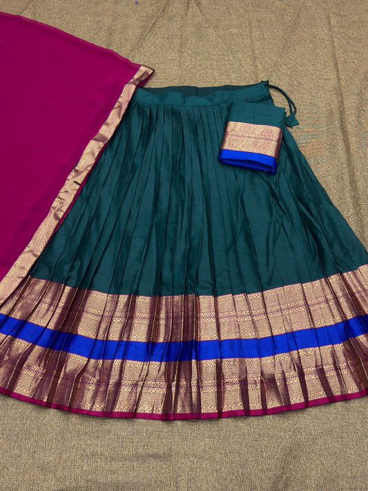 Kanchi Cotton Silk Readymade Lehenga Set – 99 AED