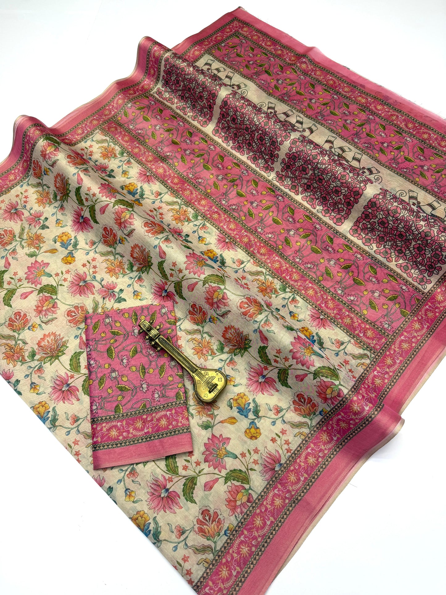Linen Tissue Silk Saree – 65 AED