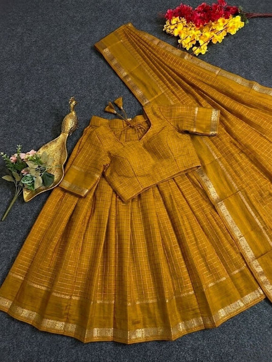 Georgette Viscose Readymade Lehenga Set – 99 AED
