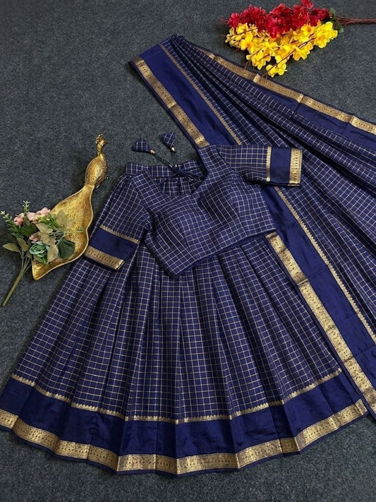 Georgette Viscose Readymade Lehenga Set – 99 AED