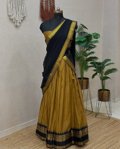 Kanchi Cotton Silk Readymade Lehenga