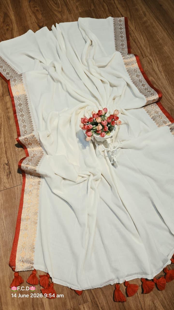 Mul Cotton Saree – 79 AED