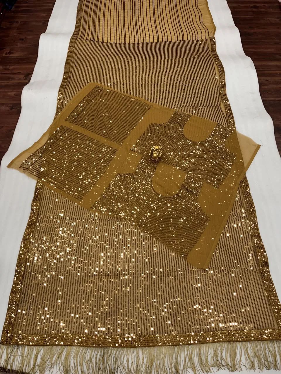 Georgette Sequince Saree