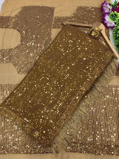 Georgette Sequince Saree