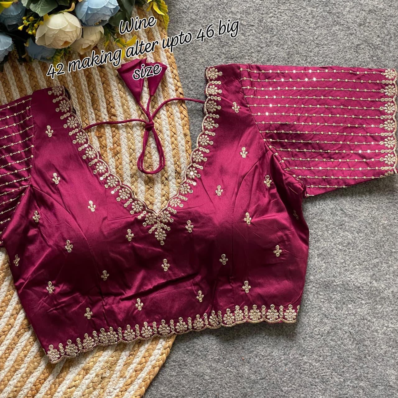 Embroidered Readymade Blouse (Regular Size)– 50 AED
