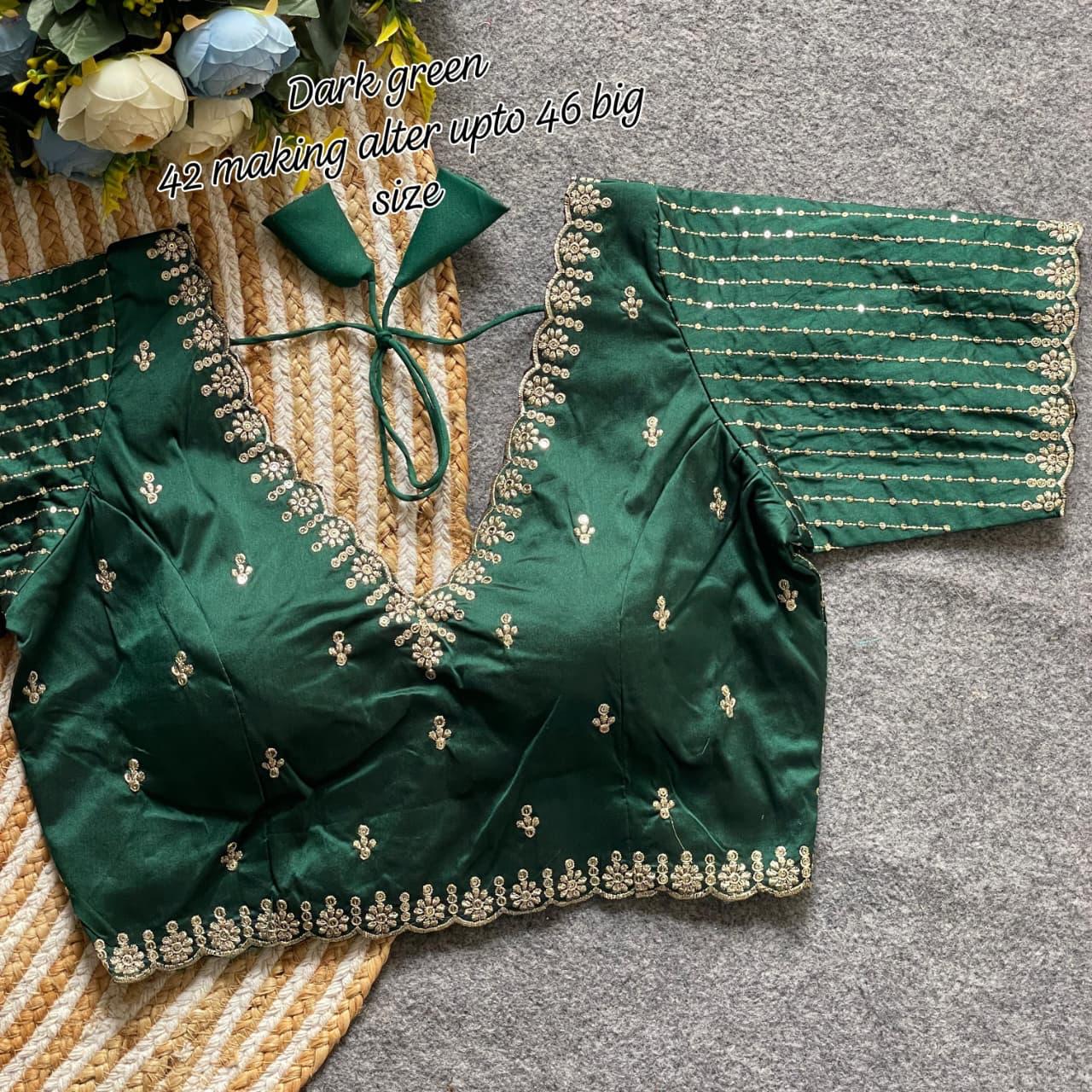 Embroidered Readymade Blouse (Regular Size)– 50 AED