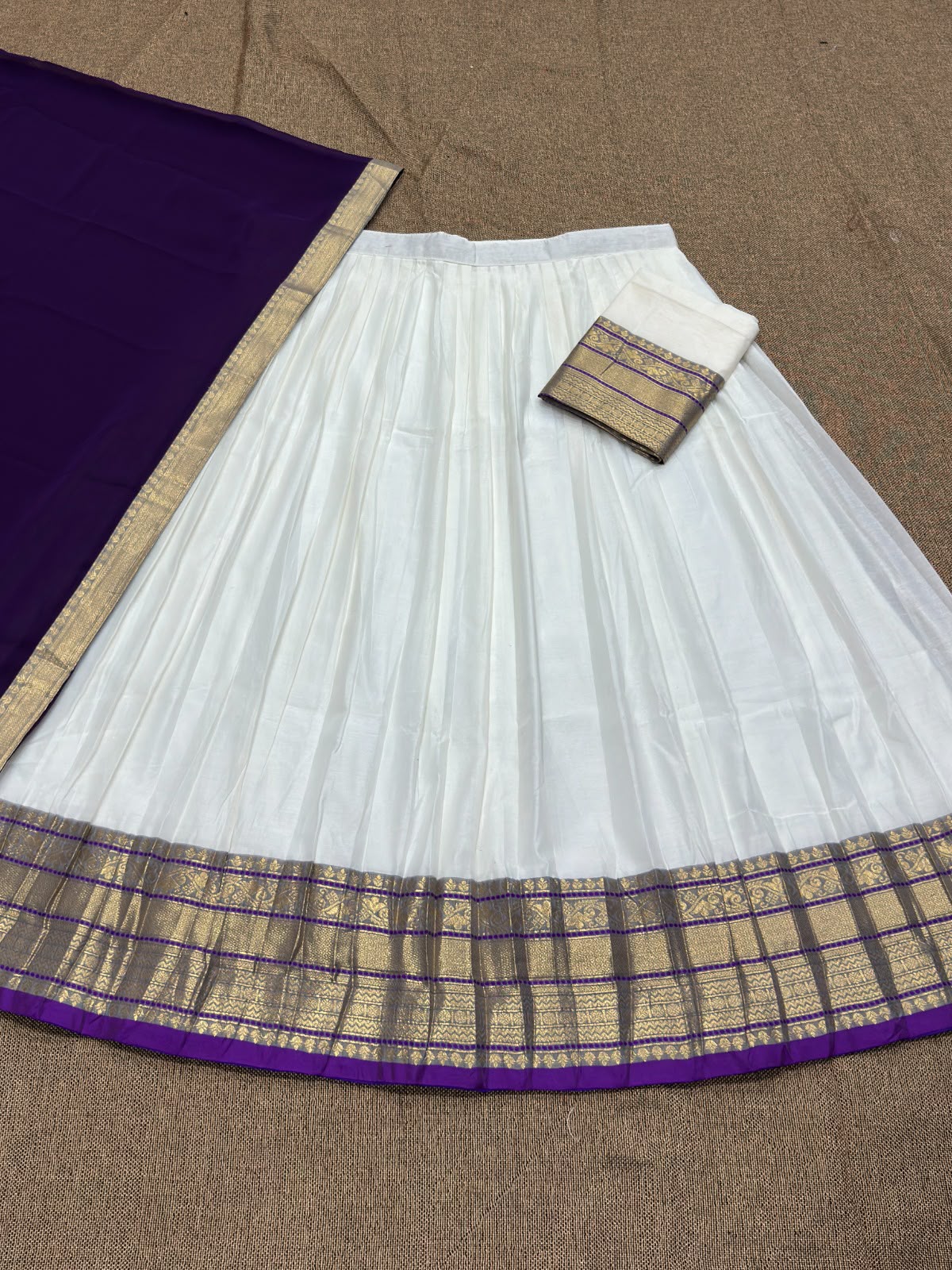Mul Chanderi Cotton Readymade Dhavani Collection – 99 AED