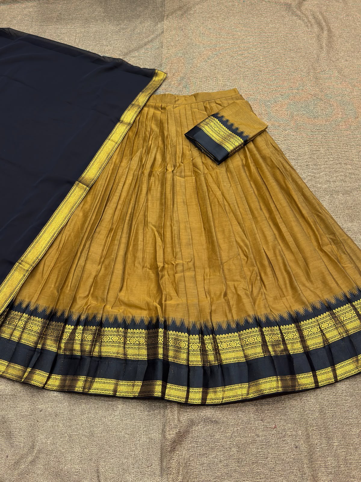 Kanchi Cotton Silk Readymade Lehenga Set – 99 AED