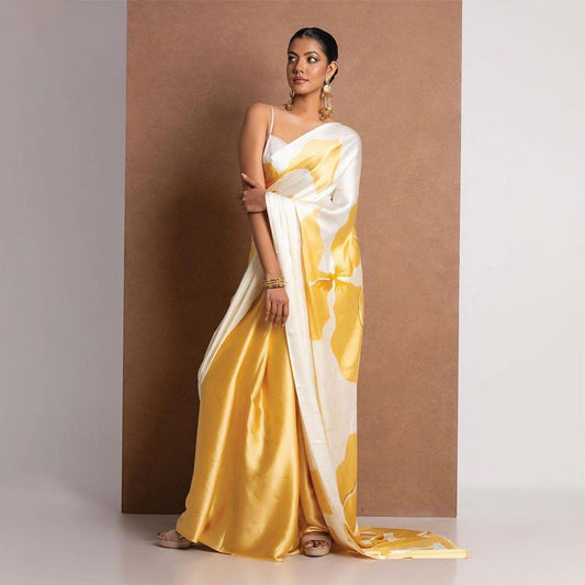 Japan satin crepe SareeS