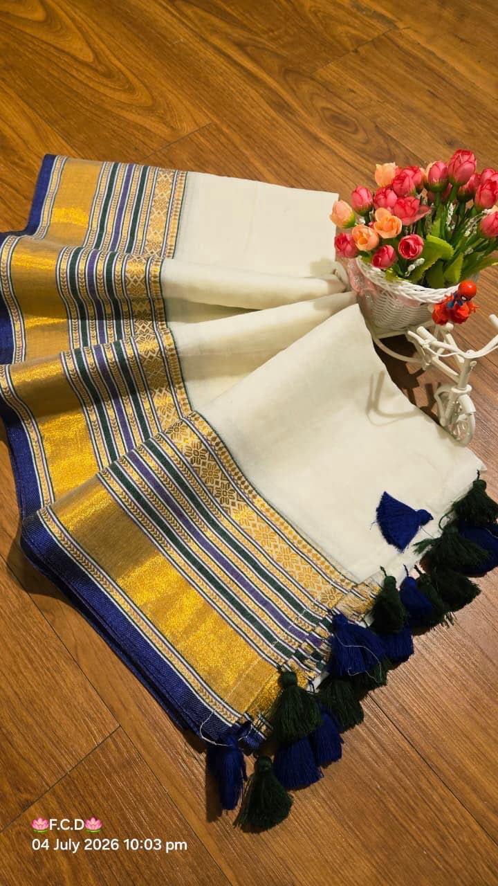 Mul Cotton Saree – 99 AED