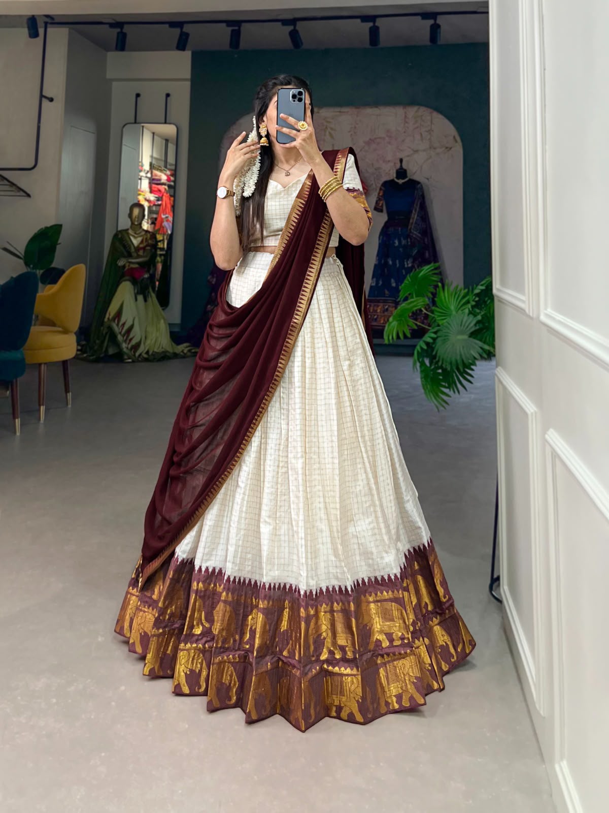 Readymade Dhavani Collections – 99 AED