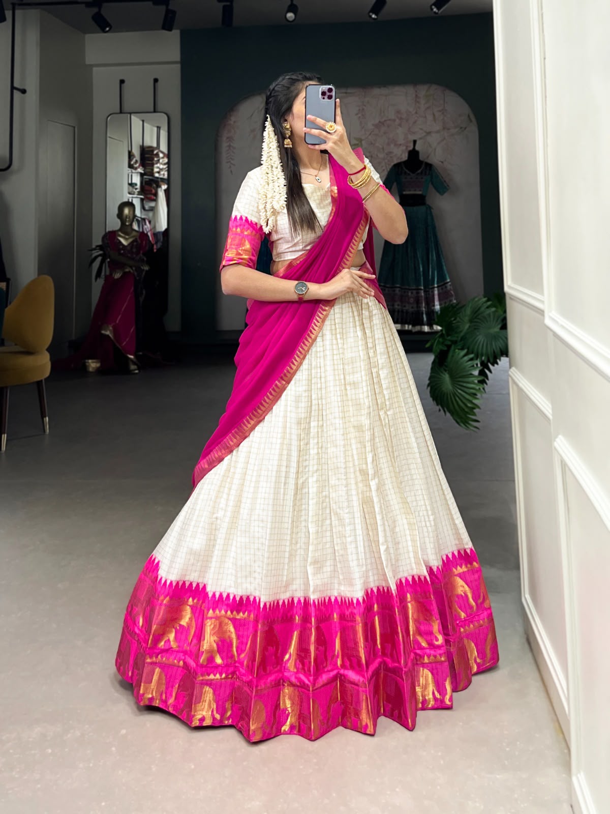 Readymade Dhavani Collections – 99 AED