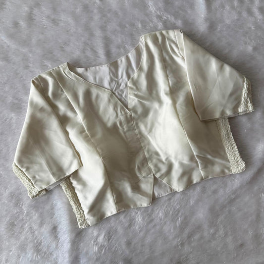 Plain Stretchable Readymade Blouse – Regular Size