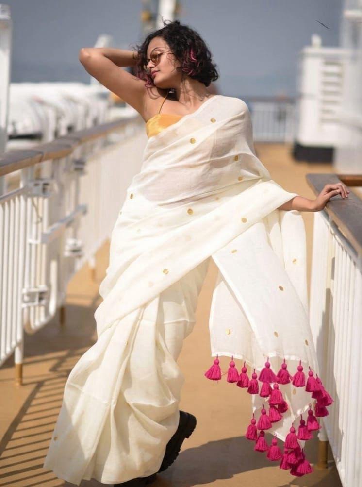 Mul Cotton Saree – 79 AED