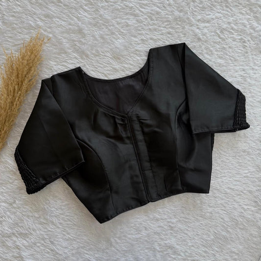 Plain Stretchable Readymade Blouse – Regular Size