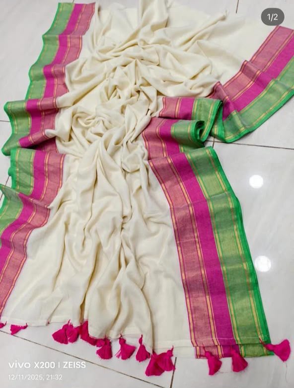 Mul Cotton Saree – 79 AED