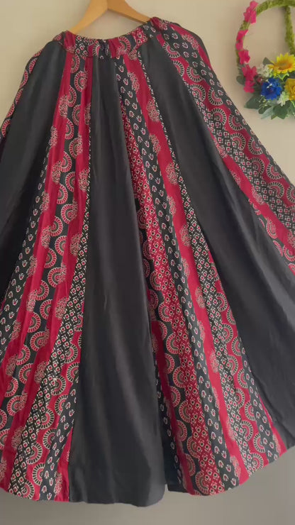 Ajrakh Cotton Lehenga – Tradition with a Twist