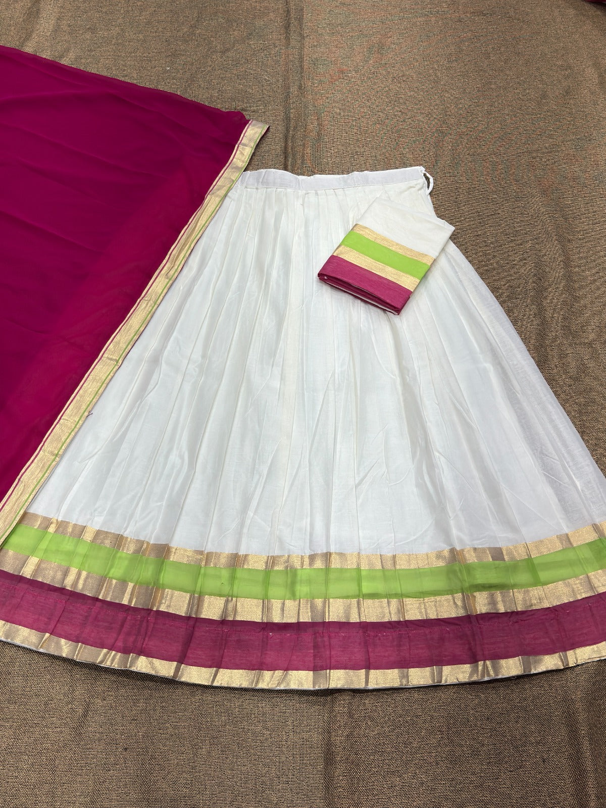 Mul Chanderi Cotton Readymade Dhavani Collection – 99 AED
