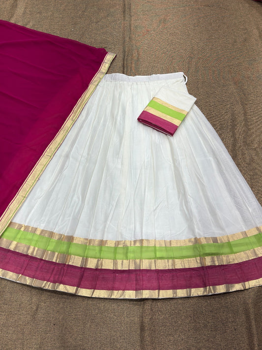 Mul Chanderi Cotton Readymade Dhavani Collection – 99 AED