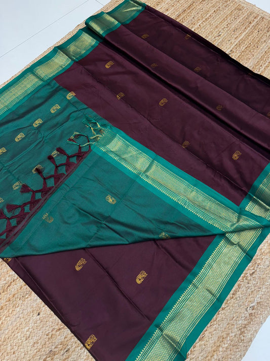Cotton Silk Sarees with Jacquard Borders – 50 AED