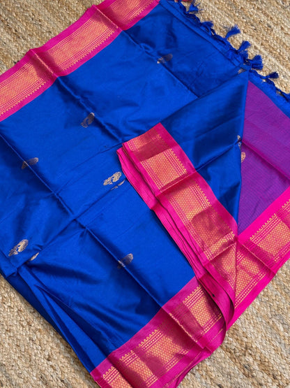 Cotton Silk Sarees with Jacquard Borders – 50 AED