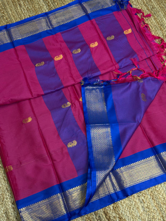 Cotton Silk Sarees with Jacquard Borders – 50 AED